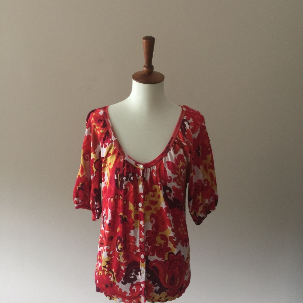 Retro Silk Josephine Essentials Retro Hippy Top